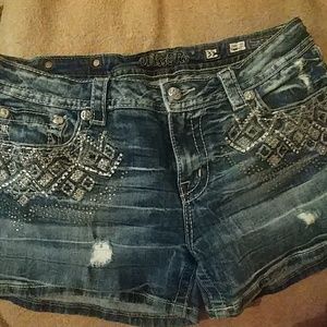 Miss Me excellent condition bling shorts
